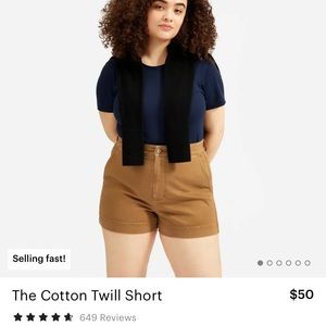 Everlane high waisted short